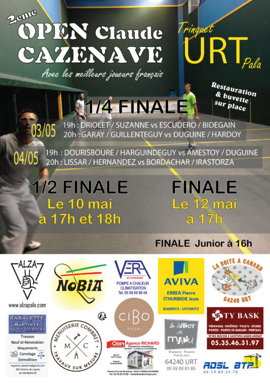Open Claude Cazenave open claude cazenave - pelote basque